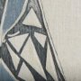 102215-L - Moth Blue II by Mercana Studio a Hand Embellished Textured Canvas