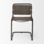 69275 - Berbick 33" Total Height Brown/Gray Suede w/ Iron Frame Dining Chair