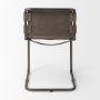 69275 - Berbick 33" Total Height Brown/Gray Suede w/ Iron Frame Dining Chair