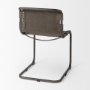 69275 - Berbick 33" Total Height Brown/Gray Suede w/ Iron Frame Dining Chair
