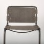 69275 - Berbick 33" Total Height Brown/Gray Suede w/ Iron Frame Dining Chair