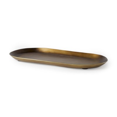 69850 - Payson 18.0L x 8.5W x 0.8H Aluminum Candle Tray