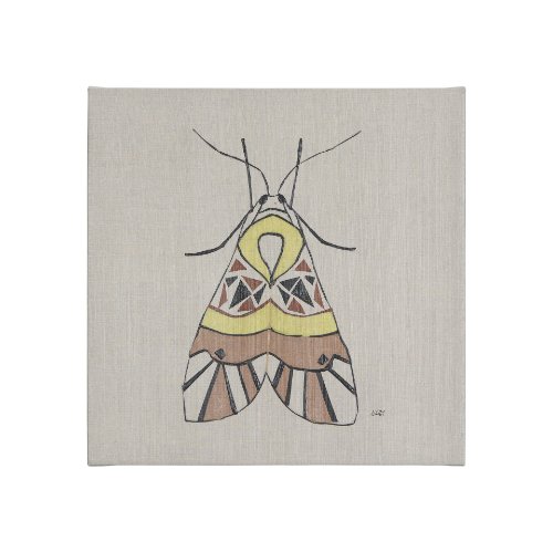 102218-S - Moth II by Mercana Studio a Hand Embellished Textured Canvas