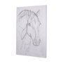 102222-L - Thoroughbred III by Mercana Studio a Hand Embellished Textured Canvas