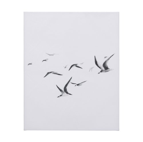 102163-L - Fly Away I by Mercana Studio a Hand Embellished Textured Canvas