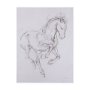 102226-L - Horse I by Mercana Studio a Hand Embellished Textured Canvas