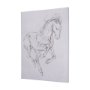 102226-L - Horse I by Mercana Studio a Hand Embellished Textured Canvas