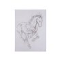 102226-S - Horse I by Mercana Studio a Hand Embellished Textured Canvas