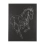 102228-L - Horse III by Mercana Studio a Hand Embellished Textured Canvas