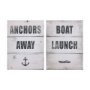 102180-S - Anchors Away by Mercana Studio a Hand Embellished Textured Canvas