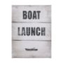 102181-L - Boat Launch  by Mercana Studio a Hand Embellished Textured Canvas
