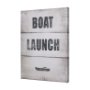 102181-L - Boat Launch  by Mercana Studio a Hand Embellished Textured Canvas