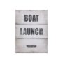 102181-S - Boat Launch  by Mercana Studio a Hand Embellished Textured Canvas