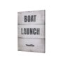 102181-S - Boat Launch  by Mercana Studio a Hand Embellished Textured Canvas