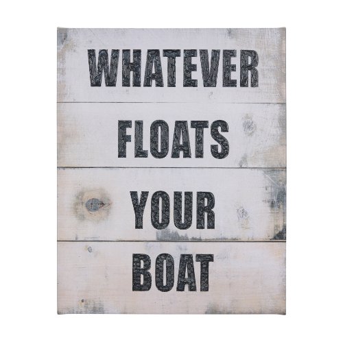 102182-L - Float Your Boat  by Mercana Studio a Hand Embellished Textured Canvas