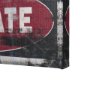 102184-L - Work Like a Captain by Mercana Studio a Hand Embellished Textured Canvas