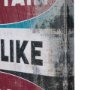 102184-S - Work Like a Captain by Mercana Studio a Hand Embellished Textured Canvas
