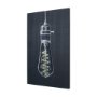 102187-L - Bright Idea I by Mercana Studio a Hand Embellished Textured Canvas