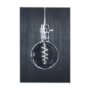 102188-L - Bright Idea II by Mercana Studio a Hand Embellished Textured Canvas
