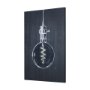 102188-L - Bright Idea II by Mercana Studio a Hand Embellished Textured Canvas
