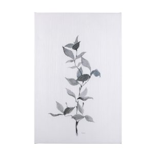 Leaf Shadow II by Mercana Studio a Hand Embellished Textured Canvas