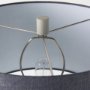69705 - Quinn 19.0L x 19.0W x 24.6H Beige Base W/Navy Fabric Shade Table Lamp
