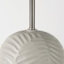 69705 - Quinn 19.0L x 19.0W x 24.6H Beige Base W/Navy Fabric Shade Table Lamp