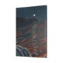 102210-L - Sea bay at nitght II by Mercana Studio a Hand Embellished Textured Canvas