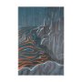 102211-L - Sea bay at nitght III by Mercana Studio a Hand Embellished Textured Canvas