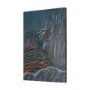 102211-L - Sea bay at nitght III by Mercana Studio a Hand Embellished Textured Canvas