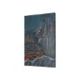 102211-S - Sea bay at nitght III by Mercana Studio a Hand Embellished Textured Canvas