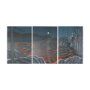102211-S - Sea bay at nitght III by Mercana Studio a Hand Embellished Textured Canvas