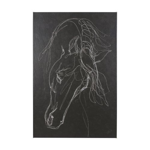 102223-L - Andalusian Dark I by Mercana Studio a Hand Embellished Textured Canvas