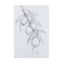 102230-L - Lemon Branch I by Mercana Studio a Hand Embellished Textured Canvas