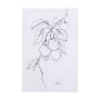 102231-L - Plum Branch II by Mercana Studio a Hand Embellished Textured Canvas