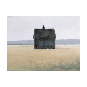 Lonely Landscape II by Mercana Studio a Hand Embellished Textured Canvas