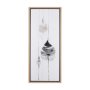 102246-FS - Rain of Leaf I by Mercana Studio a Hand Embellished Textured Framed Canvas