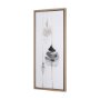 102246-FS - Rain of Leaf I by Mercana Studio a Hand Embellished Textured Framed Canvas