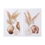 102247-S - Vase Gray Pods by Mercana Studio a Hand Embellished Textured Canvas