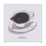102249-S - Coffee Cat I by Mercana Studio a Hand Embellished Textured Canvas