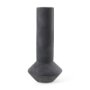 69809 - Esme 7.1L x 7.1W x 15.0H Dark Gray Ceramic Vase