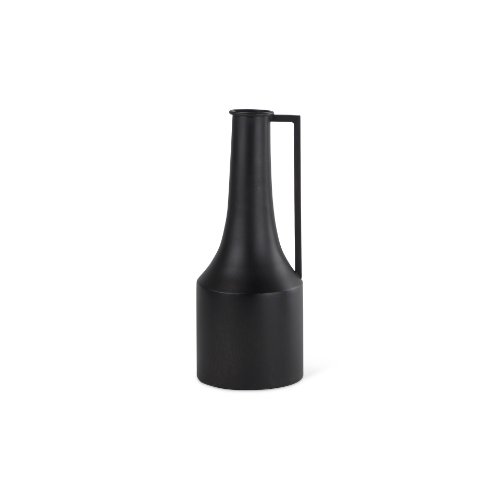 69857 - Aubrey Small 14.0H Black Iron Flower Vase
