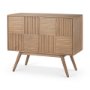 69889 - Sable 37.0L x 17.0W x 30.5H Light Brown Wood Accent Cabinet