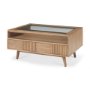 69890 - Sable  38.0L x 27.0W x 18.0H Light Brown Wood Coffee Table