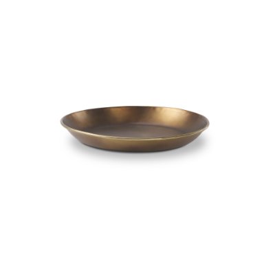 69949 - Eagan 16.0L x 16.0W x 1.5H Brass Aluminium Tray Small