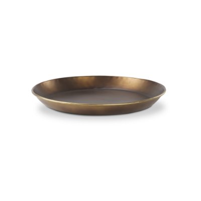 69950 - Eagan 20.0L x 20.0W x 1.8H Brass Aluminium Tray Medium