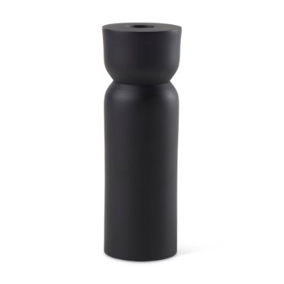 70060 - Malta Black Large Metal Candle Holder