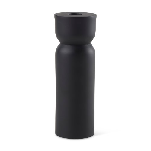 70060 - Malta Black Large Metal Candle Holder