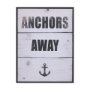 14283 - Anchors Away by Mercana Studio a Hand Embellished Textured Framed Art Print