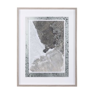 Mudslide I by Mercana Studio a Hand Embellished Textured Framed Art Print Matted under Glass